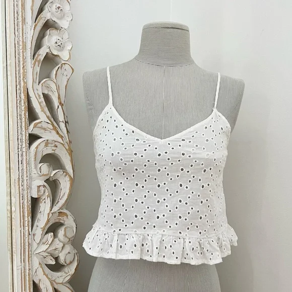 White Crop Cami - Picture 1 of 5